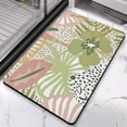 thumbnail image 5 of Safe & Stylish Abstract Plant Design Bath Mats in Pink Boho - Non-Slip, Washable for Bathroom Sink, Tub, Shower!, 5 of 5