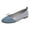 Light Blue, variant on Rokment Women's Bowknot Ballet Flat Dressy Shoes Stylish Simple Color Block Ballerina Dress Slip on Loafers Casual Comfortable Walking Low Heels Fall Beige Size 6
