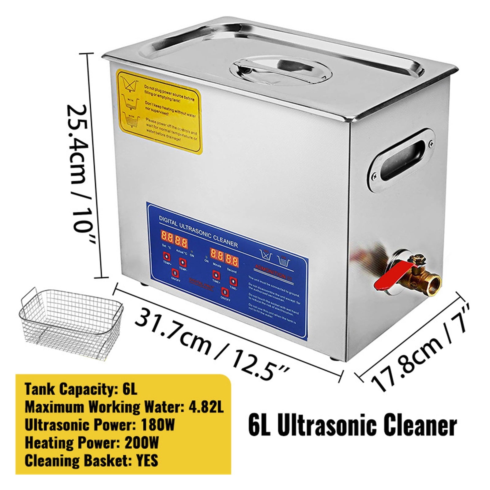 1.3L 2L 3L 6L 10L 15L 22L 30L Ultrasonic Cleaner Lave-Dishes Portable Washing Machine Diswasher Ultrasound Home Appliances