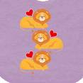 thumbnail image 4 of Inktastic Lion Jungle Animals Boys or Girls Baby Bib, 4 of 4