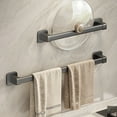 thumbnail image 4 of Dbuoem Self-Adhesive Towel Rack Hand Towel Bar Bathroom Wall Mounted Towel Hanger, 4 of 8