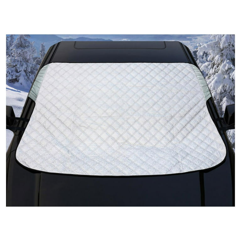 Car Windshield Snow Cover, Magnetic Car Windshield Snow Ice Cover With 4  Layers Protection