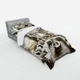 thumbnail image 2 of Ambesonne Classic Bedding Set 3 Pcs, Majestic Room in Muted Tone, Twin, Coconut and Off White, 2 of 2
