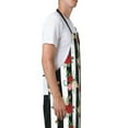 thumbnail image 3 of Picia Rose Flowers Waterproof Apron for Unisex Adult - Adjustable Bib Apron with Pockets, Ideal for Cooking, Gardening, Painting, and Household Chores, 3 of 9