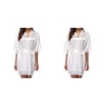thumbnail image 3 of Jumpingount Lencería Sexy de encaje para mujer, camisón de verano para fiesta, diseño Simple, camisón de Color sólido, ropa de dormir, ropa METRO 2Conjunto, 3 of 6
