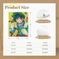 thumbnail image 3 of My Hero Academia Izuku Midoriya Anime Canvas Decorative Poster Art Picture Painting Bedroom Painting Decor Dinner Room Living Room Posters Gift Unframe Wall Poster 20"x24", 3 of 7