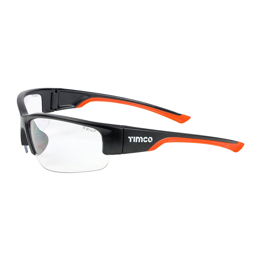 Timco - Premium Safety Glasses - Clear (Size One Size - 1 Each)