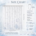 thumbnail image 2 of Sea Turtle Shower Curtain, Coastal Beach Decorative Fabric Bathroom Curtain Set with 12 Hooks, 71 x 71 Inch, 2 of 10