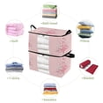 thumbnail image 4 of Foldable Clothes Storage Bags Clothes Organizer Bin with Clear Windows for Clothes Bedding Starry Christmas Tree, 4 of 6