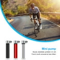 thumbnail image 1 of Maoww Mini Air Pump 120PSI Hand Basketball Tire Inflator Aluminum Alloy Cycling Valve Manual Inflatable Ball Compressor Red, 1 of 8