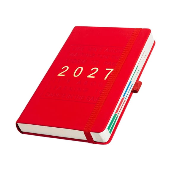 2027 Daily Planner,Minimalist One Page A Day Journal, Year Schedule Notebook