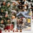 thumbnail image 4 of YIKA Hristmas Cow Advent Calendar 2025 24 Days Of Christmas Advent Calendar Hanging Ornament Christmas Decorations Christmas Decorations Indoor N, 4 of 5