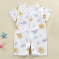 thumbnail image 2 of UAYOTSE Baby Cotton Jacquard Double Button Climbing Suit Is Simple and Fashionable,Sizes 0-6 Months, 2 of 4