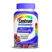6 Pack Centrum Multi+Gummies Antioxidants Immunity & Vitality, 90 Gummies Each