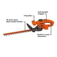 thumbnail image 3 of BLACK+DECKER 16 In. Dual-Action Blade Electric Hedge Trimmer, Lightweight, Corded, 3 of 10