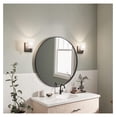 thumbnail image 6 of HeSLehs, Shailene 8.25" 1 Light Wall Sconce with Etched Glass in Black, 45572BK, 6 of 8