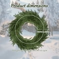 thumbnail image 3 of 6/9FT Christmas Artificial Norfolk Pine Garland for Fireplace - Realistic Faux Greenery Fake Garland for Holiday,Table, Window,Mantel,Stairs, Home,Indoor Outdoor Decor, 3 of 7