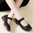thumbnail image 5 of Black Women Breathable Round Toe Closed Toe Extremely Comfortable Extremely Lightweight Slip On Flats For Casual Everyday Wear, 5 of 9