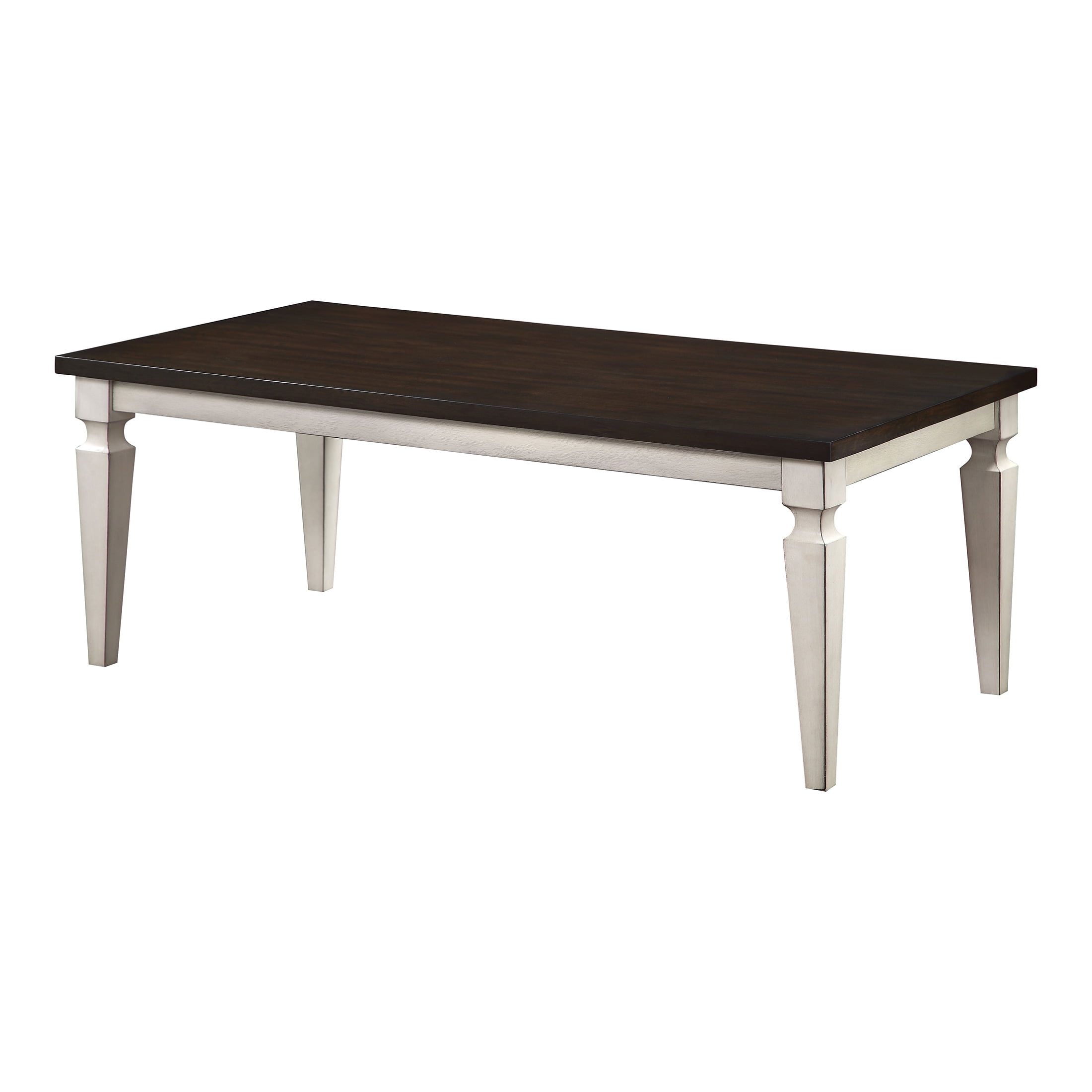 Furniture of America Leen 3-Piece Coffee Table Set, Antique White