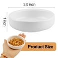 thumbnail image 6 of Gutsdoor 3.5" Sauce Dish Set of 4  Ceramic Soy Small Porcelain Side Dish White Seasoning Sauce Bowls Dinnerware Sets Sauce Serving Dishes, 6 of 8