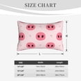 thumbnail image 6 of Balery Pig Noses Bedding Queen Pillow Cases - Envelope Closure - Soft Brushed Microfiber Fabric - Shrinkage and Fade Resistant Pillow Cases-20"x30", 6 of 9