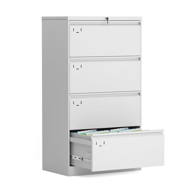 4 drawer lateral file cabinet white - Walmart.com ...