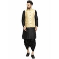 thumbnail image 1 of Mens Indian Pakistani Wear Bollywood Style Festive Designer Silk Blend Kurta Set, 1 of 1
