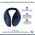 thumbnail image 4 of Polar Extreme Adult One Size Solid Color Winter Ear Wrap, 4 of 4