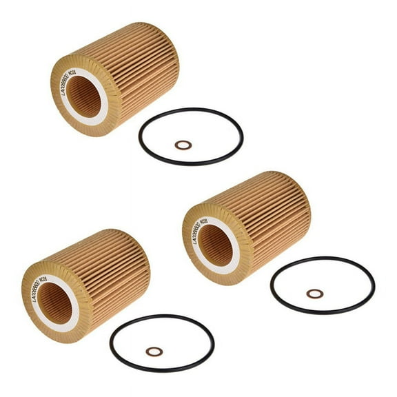 3X Hu925/4X Engine Oil Filter for 325Ci 330Ci X3 X5 Z4 Z3 325I 325Xi E36 Z3 E46 E60 E83 11427512300