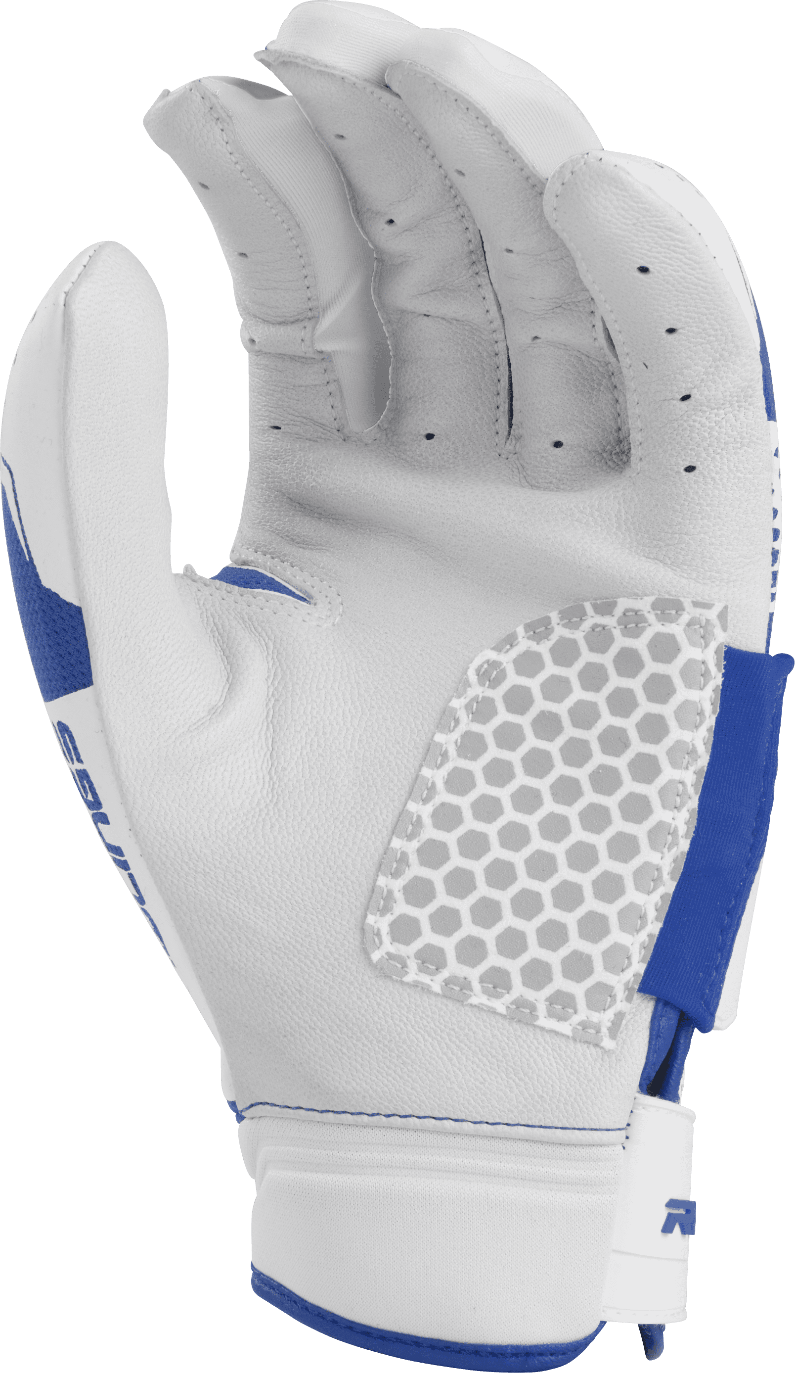 Rawlings Workhorse Batting Gloves X-LARGE Royal 1 Single Right Hand Glove only 