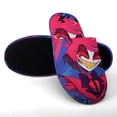 thumbnail image 3 of Mens Cozy Slippers Hazbin Hotel Warm Soft Plush Slipper Slip-on House Shoes for Home Indoor Outdoor, 3 of 8