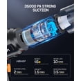 thumbnail image 3 of Aspirador de coche MBNGF X9 ULTRA 35000PA con potencia de succión, 3 of 6