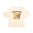 thumbnail image 2 of MTV I Want My MTV 2 Women's Boxy Cropped T-Shirt Casual Graphic Tee, 2 of 6