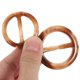 thumbnail image 2 of 20pcs Resin Round Shaped DIY Slide Adjustable Roller Buckles for Clothes Scarves Hats Random Color, 2 of 3