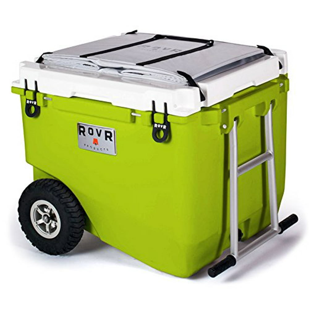 Rovr Wheeled Camping Rolling Cooler With Wheels 80 Qt (Moss) Walmart