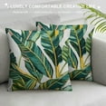 thumbnail image 3 of PHYHOO Palm Leaves Home Decorative Throw Pillows Covers, Leaf Outdoor Pillow Case for Livingroom Bedroom, Boho Pillow Cushion Covers for Man Woman , Green, 3 of 5