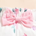 thumbnail image 5 of masbird Newborn Infant Baby Girl Clothes Long Sleeve Romper Pants Headband headband Outfits Set 0 3 6 12 18 24 Months,White,6-9 M, 5 of 9