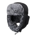 thumbnail image 1 of Windproof Winter Warm Trapper Trooper Hats Russian Aviator Cap Ear Flaps, 1 of 5