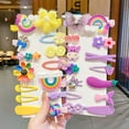thumbnail image 1 of 28 Pcs Pinces à Cheveux pour Bébés Filles, Accessoires pour Cheveux Colorés et Mignons / Multicolore, 1 of 5