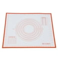 thumbnail image 2 of Silicone Baking Mat, Scale Easy Cleaning  Strong Adhensive Capacity Fiberglass Silicone Pastry Mat  For Dough Red, 2 of 8