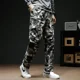 thumbnail image 3 of Pantalones de camuflaje para hombre, estilo coreano, informales, de algodón, de diseñador, holgados, de carga, ropa técnica barata, moda urbana, emo, 3 of 5
