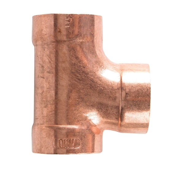 Camiseta sanitaria NIBCO W00330T de cobre de 1-1/2 pulgadas Sudor x 1-1/2 pulgadas.