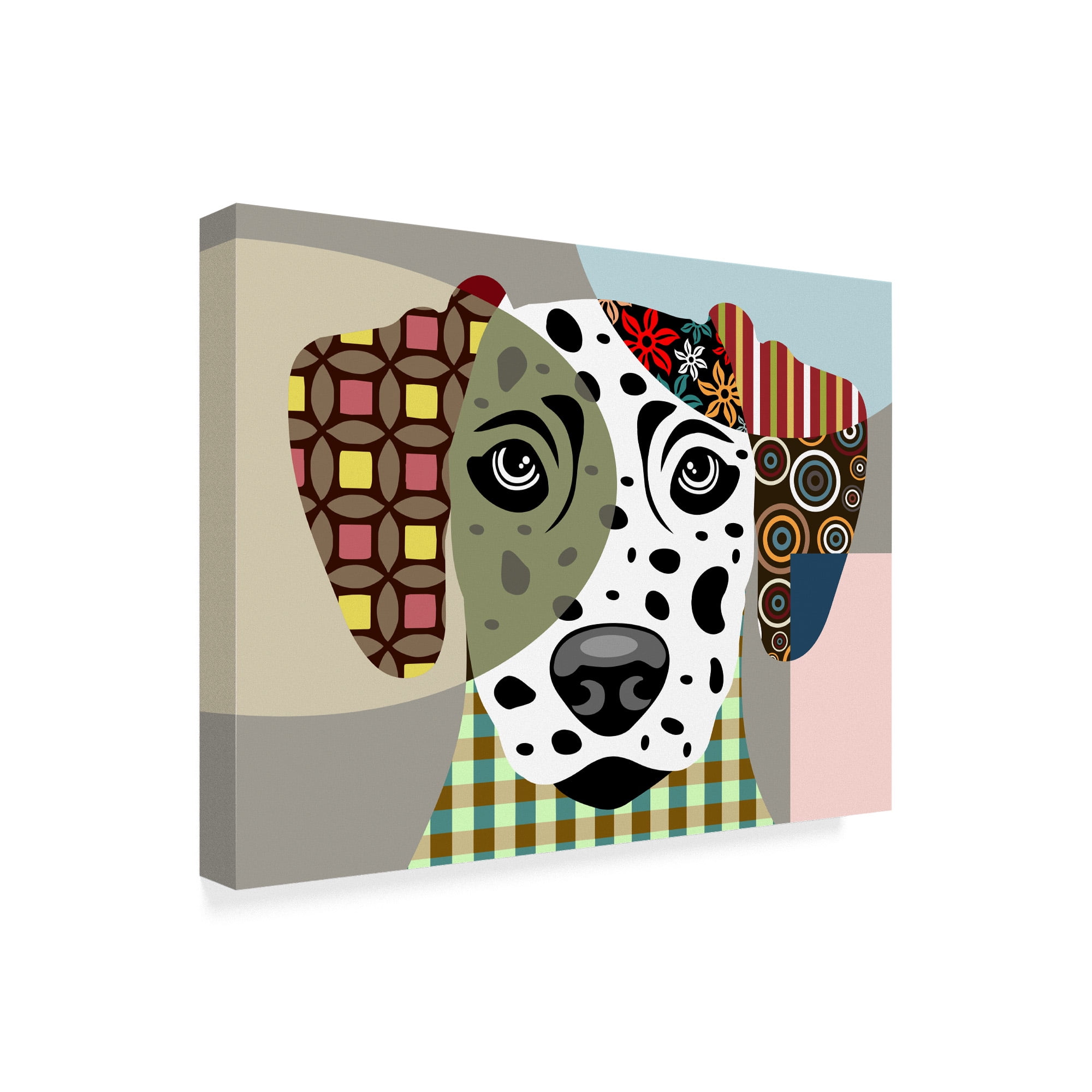 Trademark Fine Art 'Dalmatian Dog' Canvas Art by Lanre Adefioye