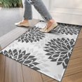 thumbnail image 4 of Bohemian Retro Floral Non-Slip Entryway Door Mat,Boho Indoor Decor Durable Low Plush Door Mat,Washable Welcome Rug for Patio Hallway Home Decor 17x30 Inches, 4 of 7