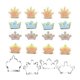 thumbnail image 3 of Gwong hogar 8pcs Moldes de galletas Alimentos Anti-Deform Plastic 3D Cartoon Biscuit en estampado de fallas Postre Diy Suministros para hornear para el hogar Gwong 21085706, 3 of 7