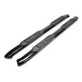 thumbnail image 2 of Fits 2019-2023 Ford Ranger TrailFX Nerf Bar A7091B TFX 5 Oval Bent Side Bars; With Step Pads; 5 Inch Oval Bent; Powder Coated; Black; Steel; With Welded End Caps; Rocker Panel Mount, 2 of 3