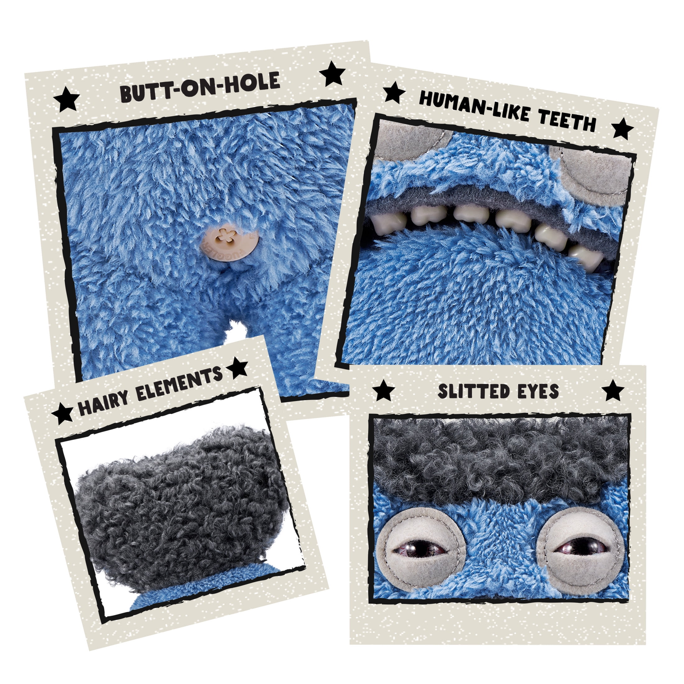 Fuggler Hairy Fuggs 9-inch S1 (Gnawling Terror - Wig- Teal) by