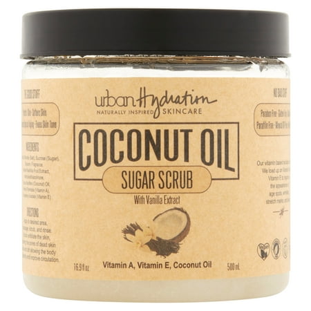 Urban Hydration Coconut Oil Sugar Scrub with Vanilla Extract, 16.9 fl