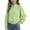 Green, variant on Ashirexll Girls Sweatshirts Solid Stand Collar Full Zip Long Sleeve Sweatshirt Outerwear for Big Girls 5-14 Years