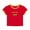 Red, variant on Womens T Shirt Women's Letter Fashion Embroidered Short Sleeve Slim Fit T Shirt Casual Crew Neck Tee Top Daily Wear Red L